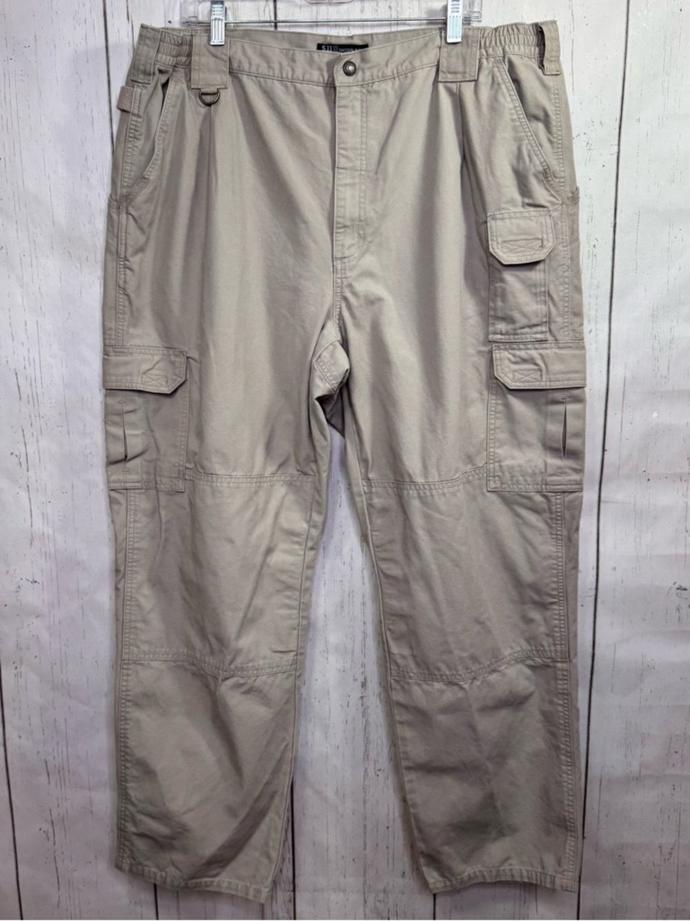 5.11 Tactical Khaki Cargo Pants Utility Military Workwear Outdoor Mens 42x32